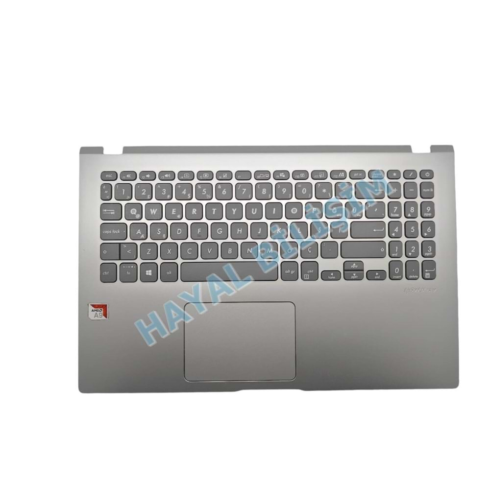 2.EL - Orjinal Asus D509D D509DA X509 M509 Notebook Klavyeli Üst Kasa