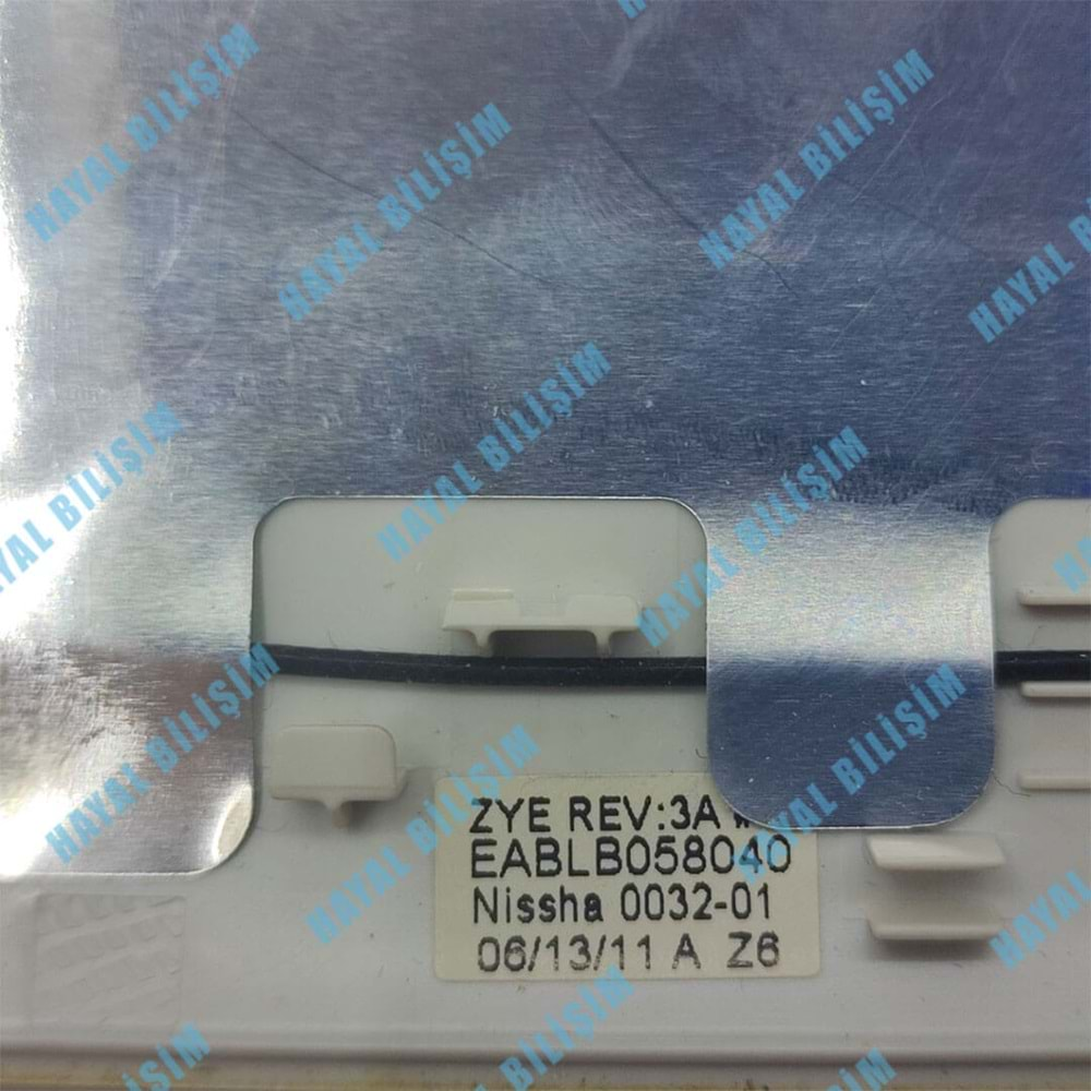 2.EL - Orjinal Toshiba Satellite L750 L750D L755 L755D Beyaz Ekran Arka Kapak Lcd Cover - EABLB058040