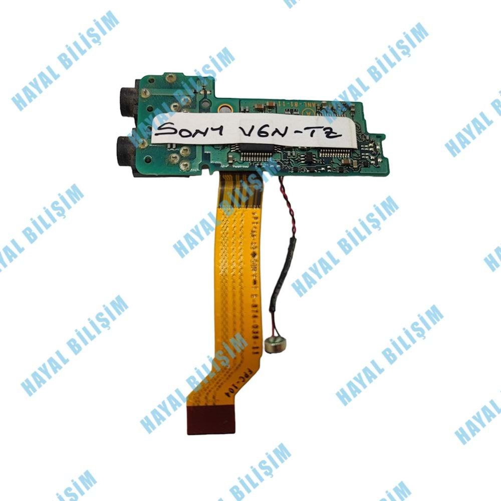 2.EL - Orjinal Sony Vaio VGNTZ VGN-TZ PCG-4P1L PCG-4N1M PCG-4N2M Notebook Ses Kartı Flexi - 1-874-036-11