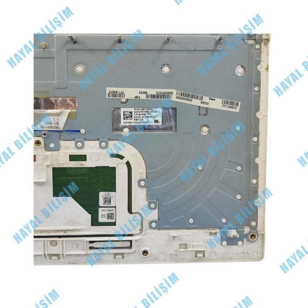 2.EL - Orjinal Toshiba Satellite Beyaz L50-C L55-C C50-C C50D-C C55-C C55D-C Notebook Klavyeli Kasa Üst Kasa-FBBLQ044010