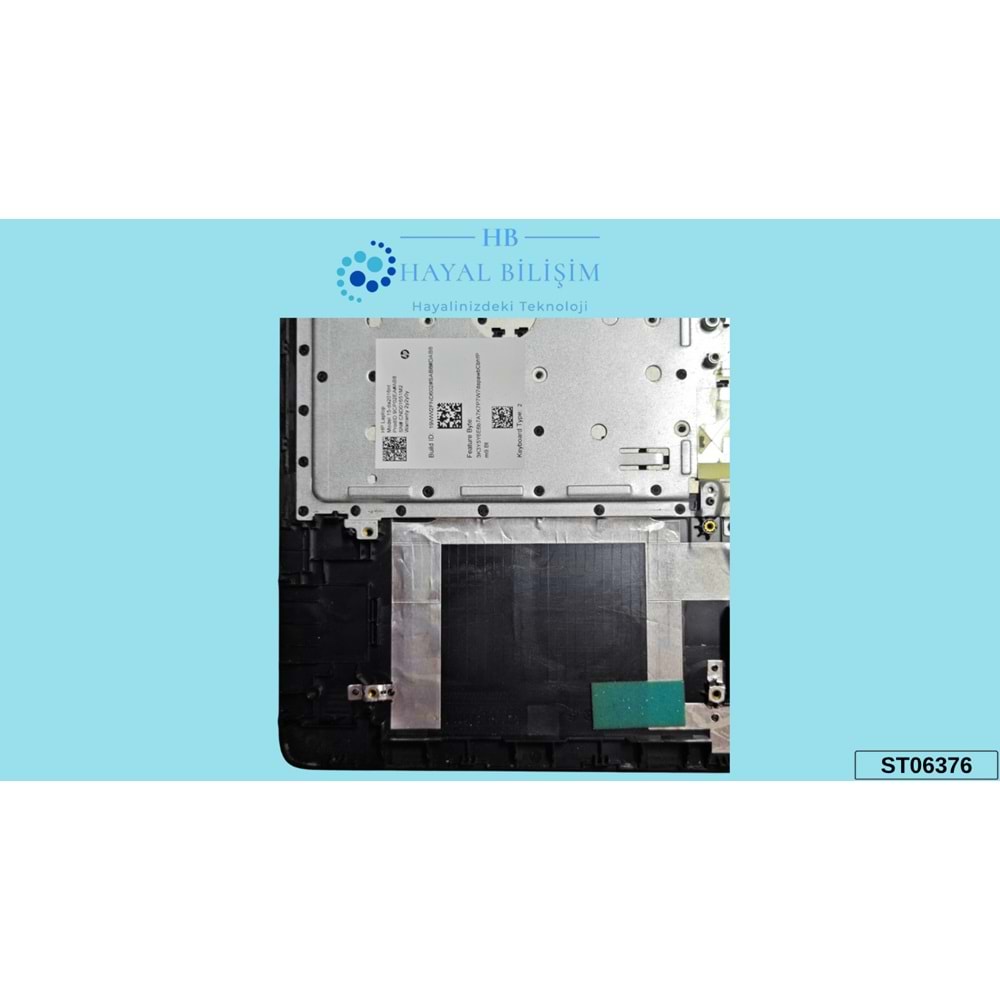 2.EL - Orjinal Hp Pavilion 15-DA 15-DB 15-DR 250 G7 255 G7 TPN-C136 Klavyesi Arızalı Notebook Klavye Üst Kasa