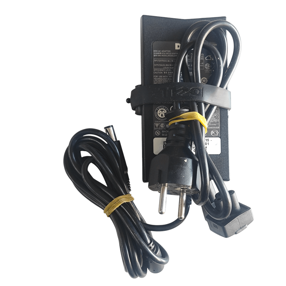 2. EL - Orjinal Dell 19.5V 3.34A Slim 7.4mm X 5.0mm 65W Notebook Geniş İğne Uç Notebook Adaptör