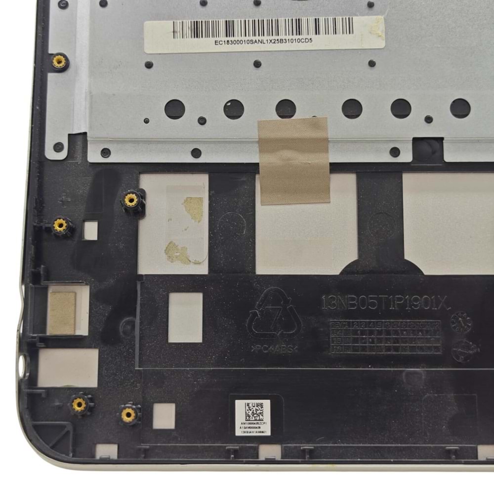 2.EL - Orjinal Asus N551 N551V N551VW N551J N551JW G551 G551J Gümüş Notebook Işıklı Klavyeli Üst Kasa