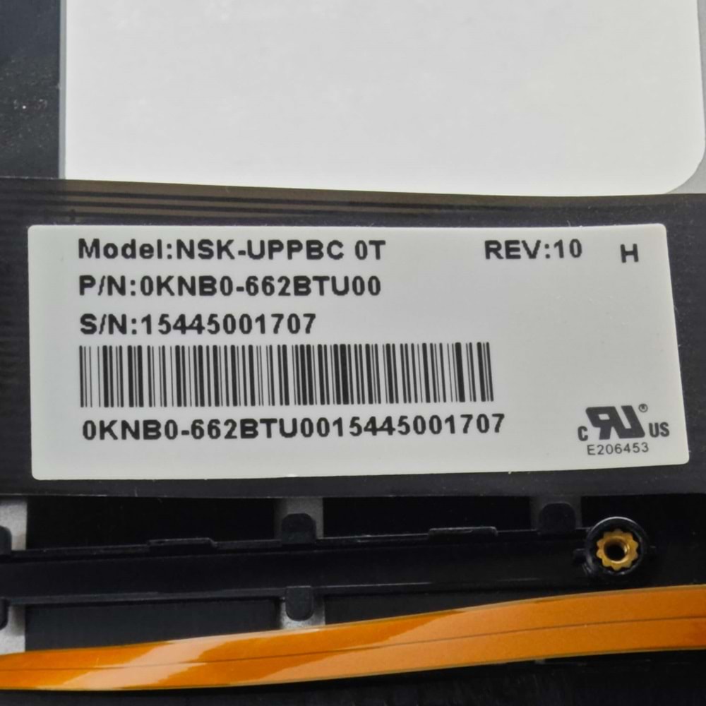 2.EL - Orjinal Asus N551 N551V N551VW N551J N551JW G551 G551J Gümüş Notebook Işıklı Klavyeli Üst Kasa