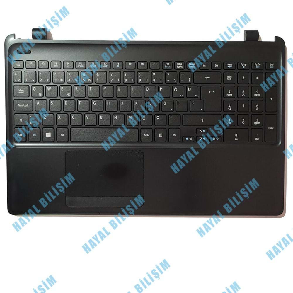 2.EL - Orjinal Acer Aspire E1-522 E1-522G MS2372 Notebook Klavyeli Üst Kasa - 39.4YU02.002-1