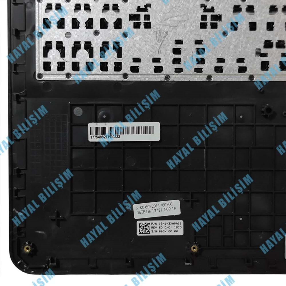 2.EL - Orjinal Asus X507 X507M X507MA X507U X507UA Notebook Klavyeli Üst Kasa - 13N1-3XA0A11