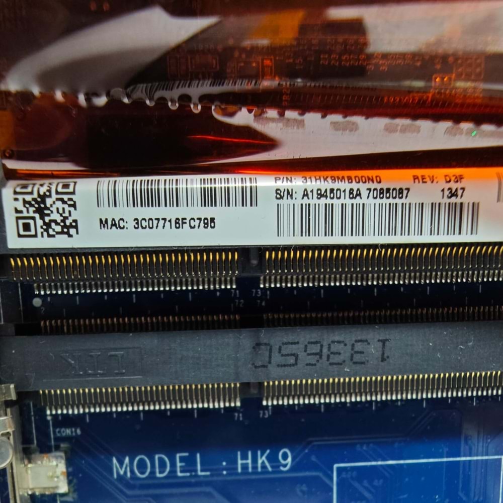 2.EL - Orjinal Sony SVF15 SVF152 SVF153 SVF154 Notebook Çalışan Anakart