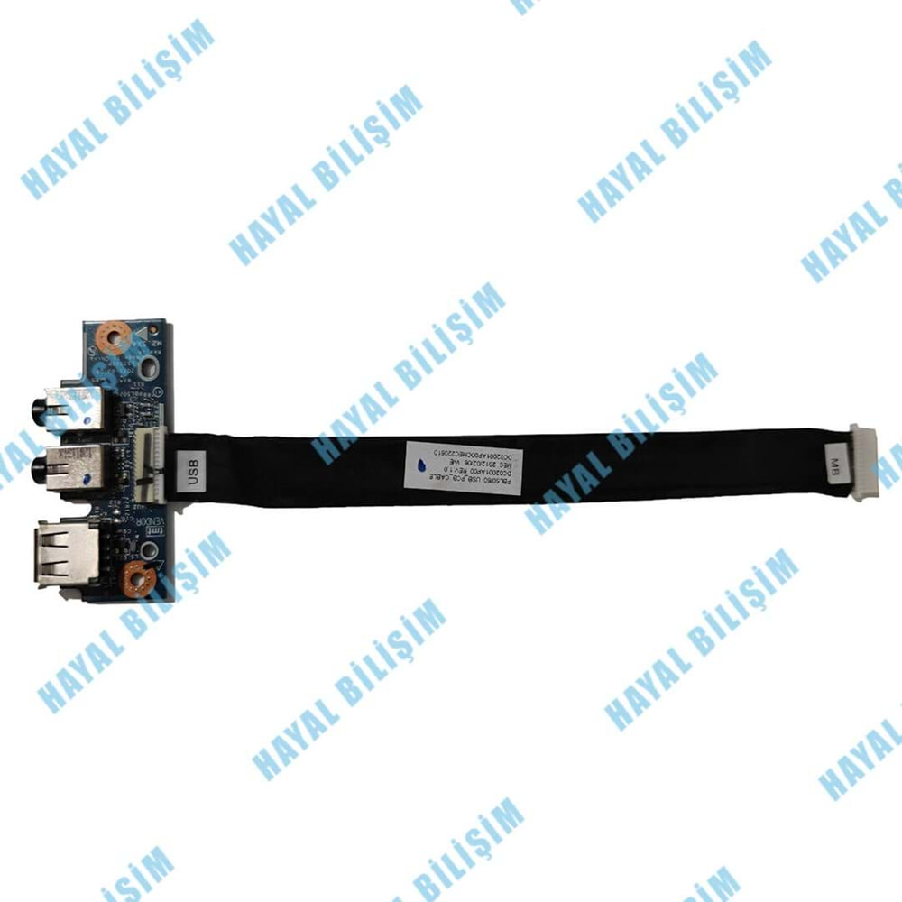 2.EL - Orjinal Asus K53T X53U K53 A53U Notebook Usb Ses Kart - LS7322P