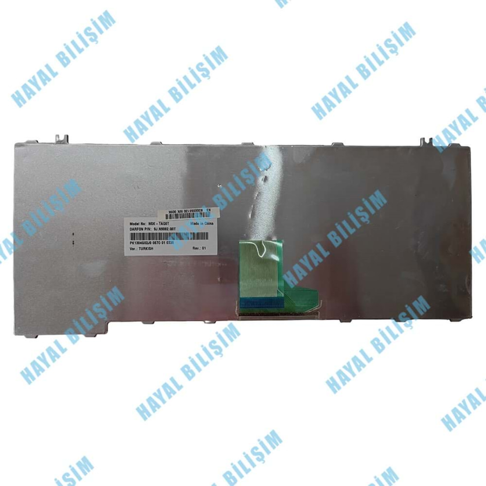 2.EL - Orjinal Toshiba Satellite A200 A205 A210 A215 A300 A300D A305 A305D L300 L300D L305 L305D L450 L450D L455 L455D A350 A350D A355 A355D M300 M500 Notebook Parlak Siyah Klavye - K000066130