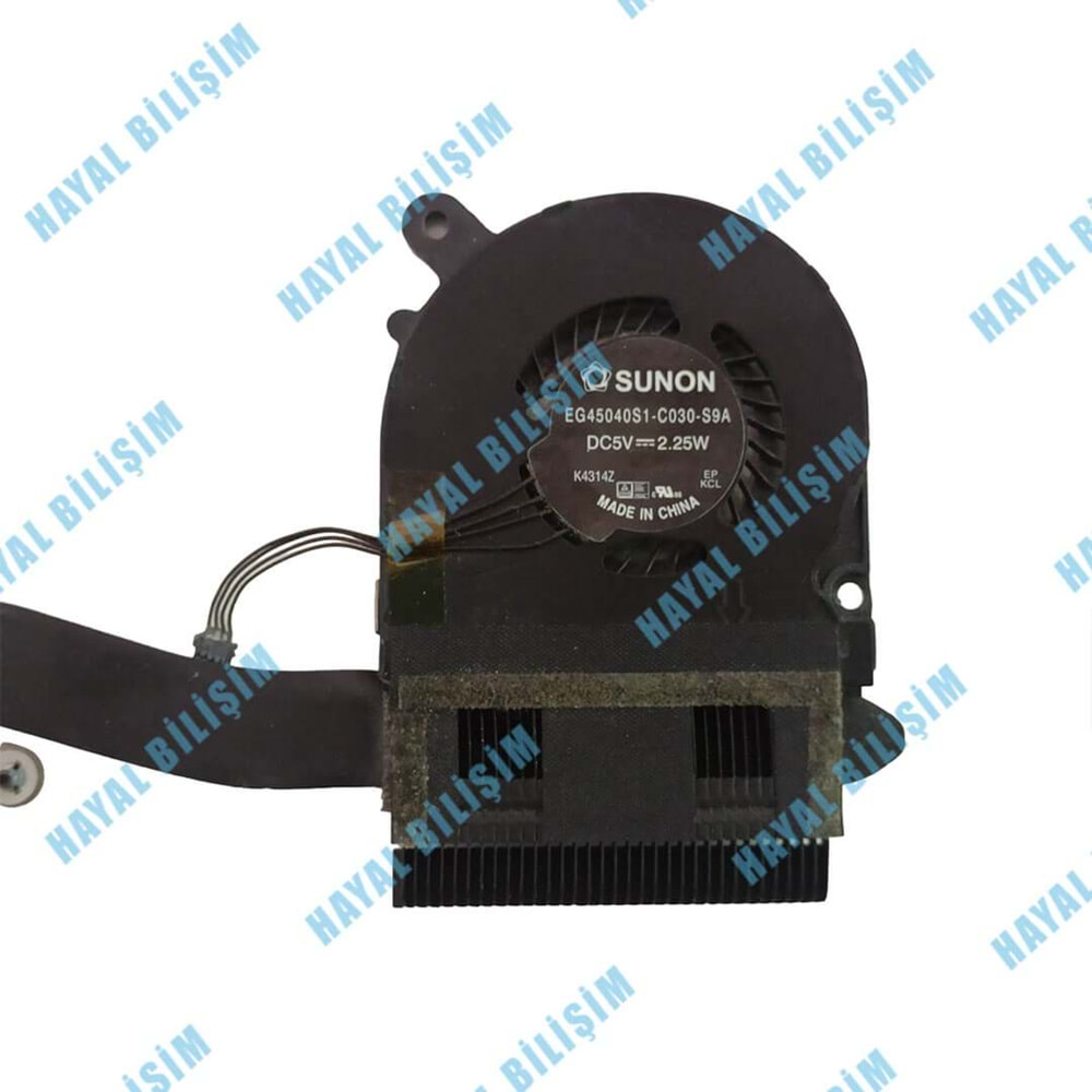 2.EL - Orijinal Lenovo Yoga 2 Pro 13 20266 Notebook Cpu Fan Bakır Soğutucu - AT0S9001SS0