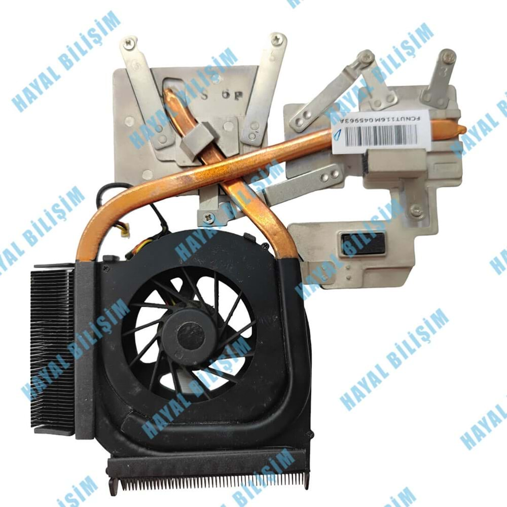 2.EL - Orjinal Hp Pavilion DV6-1000 DV6-2000 Notebook Bakır Soğutucu Cpu Fan - 532614-001