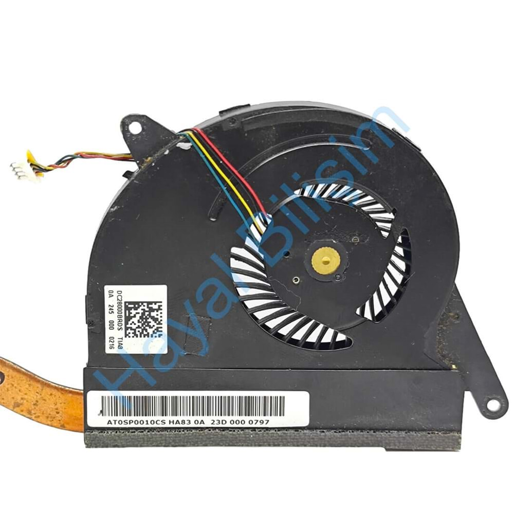 + Orjinal Çıkma 2. El- Asus UX31 UX31A UX31E Notebook Cpu Fan Bakır Soğutucu