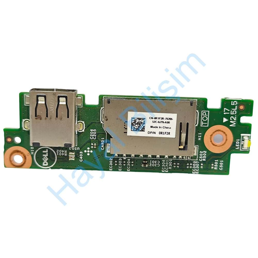 2.EL - Orjinal Dell Inspiron 15-3000 3541 3542 3543 3549 5748 3878 P40F Notebook Usb Kart