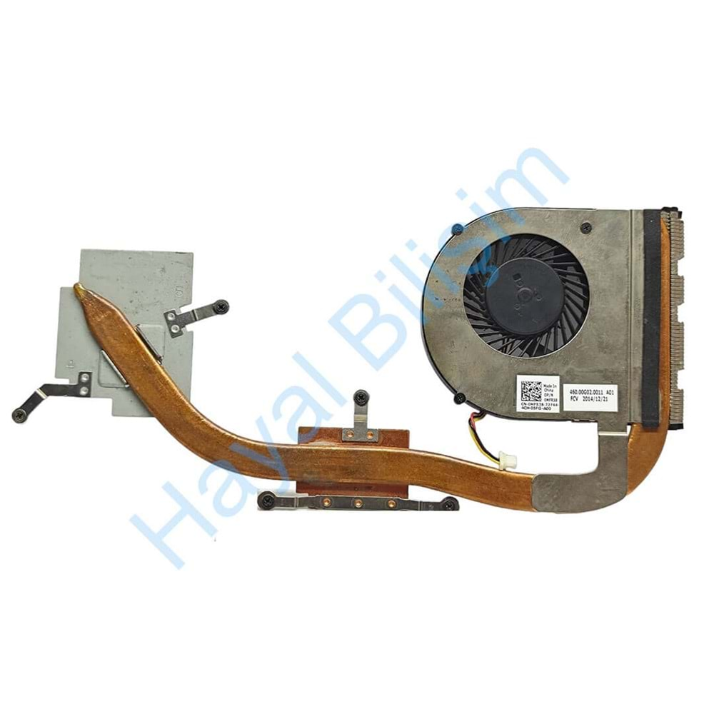 2.EL - Orjinal Dell Inspiron 15-3000 3541 3542 3543 3878 Notebook Cpu Fan Bakır Soğutucu - 0MFR38