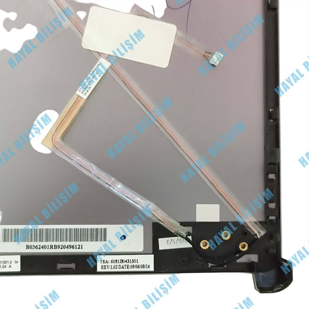 2.EL - Orjinal Acer 3410 3410G 3810TG 3810TZ 3810TZG Notebook Ekran Arka Kapak Lcd Cover - 6051B0431301-2