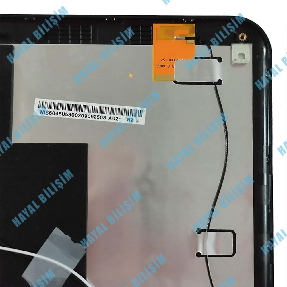 + 2.EL - Orjinal Packard Bell TJ65 TJ66 TJ72 Notebook Ekran Arka Kapak Lcd Cover - WIS604BU5800