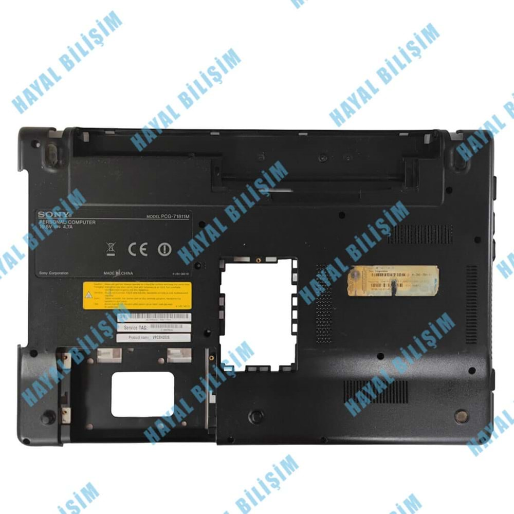 2.EL - Orjinal Sony Vaio VPCEH VPC-EH PCG-71811M PCG-71911M Notebook Alt Kasa - 4VHK1BHN020