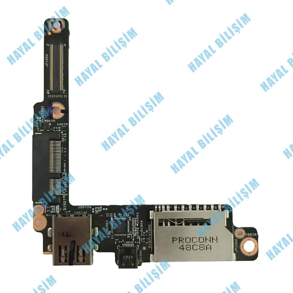 2.EL - Orjinal Lenovo Yoga 3 Pro-1370 Notebook Usb Mini Hdmı Sd Kart Board - NS-A321