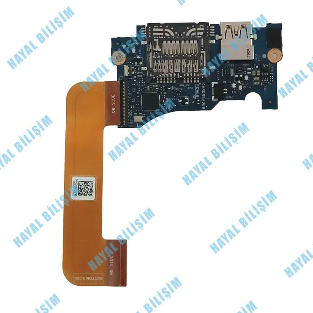 2.EL - Orjinal Dell Xps 13 9340 9343 9350 9360 Notebook Usb Kart - CN-005NJV