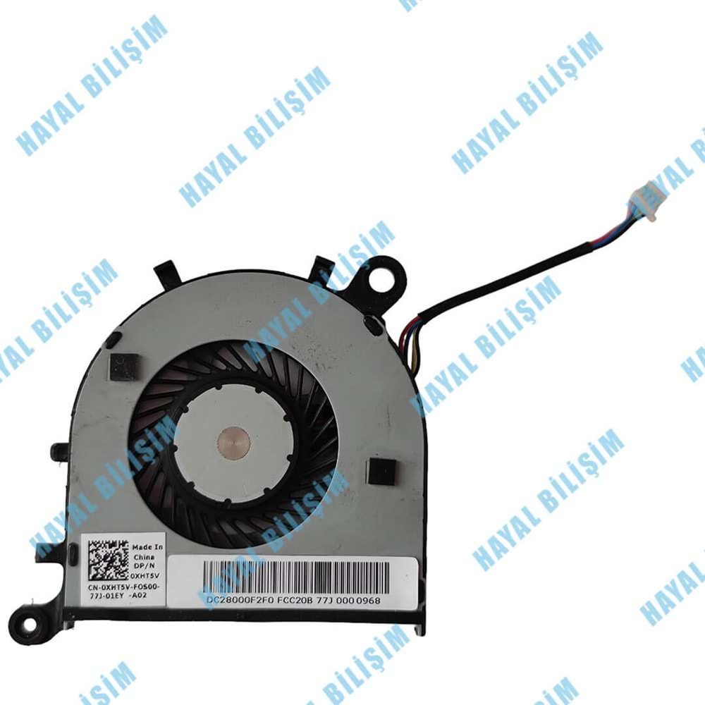 2.EL - Orijinal Dell XPS 13 9350 9343 9360 P54G Notebook Cpu Fan - CN-0XHT5V