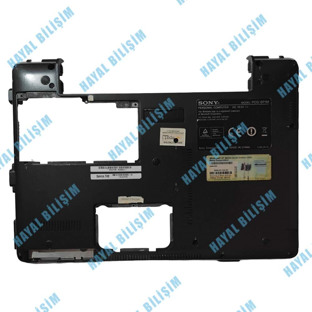 2.EL - Orjinal Sony Vaio VGN-C1Z PCG-6P1M Notebook Alt Kasa