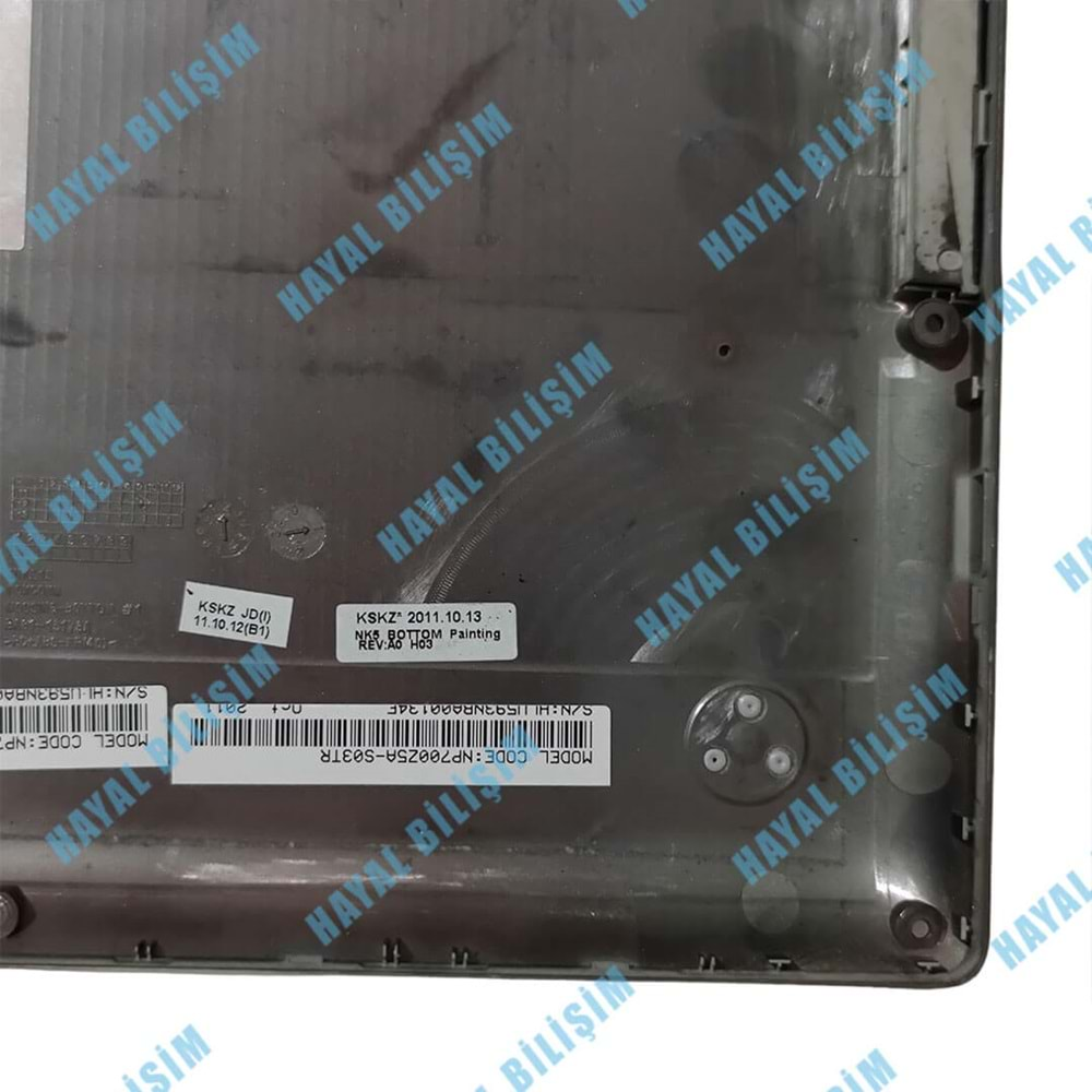 2.EL - Orjinal Samsung NP700Z5B NP700Z5C NP700Z5A Notebook Alt Kasa - BA75-03361A