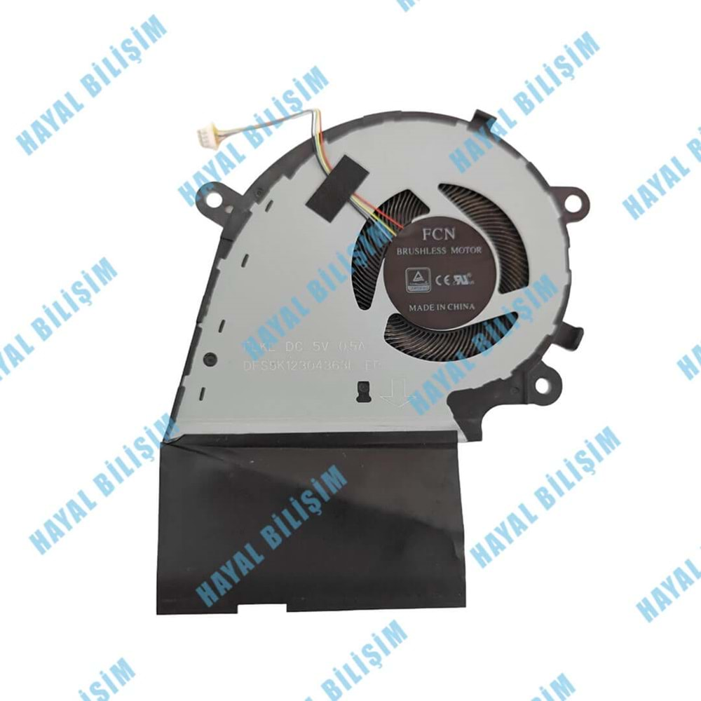 + Orjinal Çıkma 2. El- Asus ROG Strix G531 G531GT G531GW G531GV G531GU Notebook Cpu Fan - DFS5K12304363L