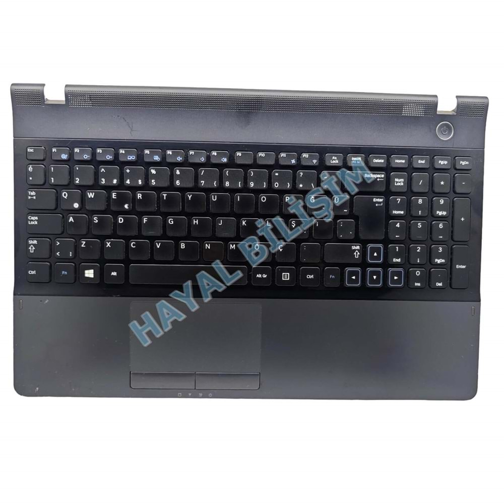 Defolu Orjinal Çıkma Samsung NP300E5A NP300E5C NP305E5A NP3530EC Füme Notebook Klavyeli Üst Kasa