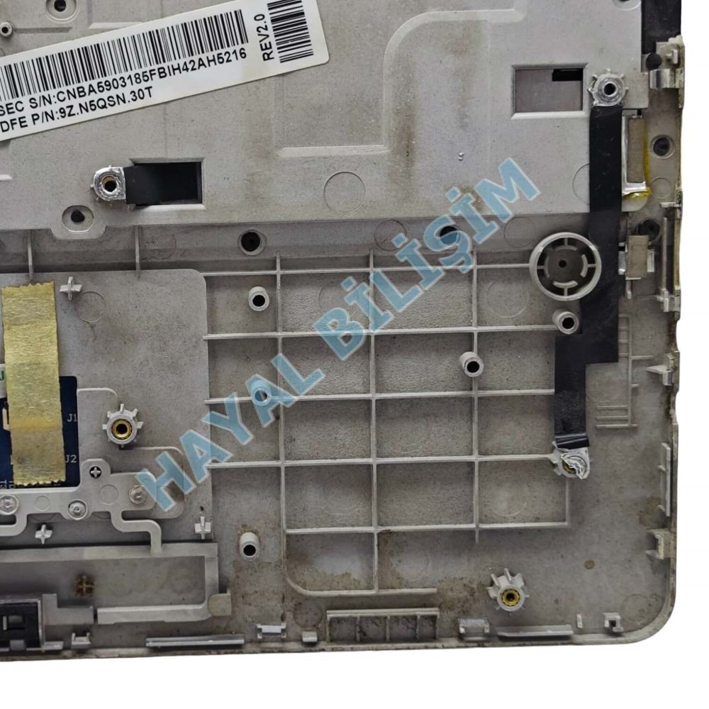 Defolu Orjinal Çıkma Samsung NP300E5A NP300E5C NP305E5A NP3530EC Füme Notebook Klavyeli Üst Kasa