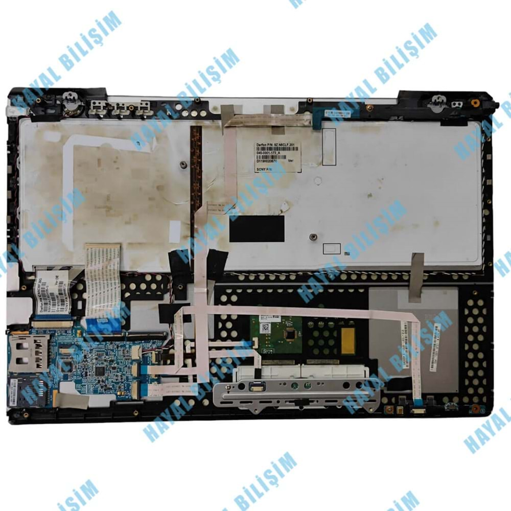 2.EL - Orjinal Sony VPCSE VPC-SE PCG-41413M PCG-41414M Notebook Gri Işıklı Klavyeli Üst Kasa - 024-1023-9721-A