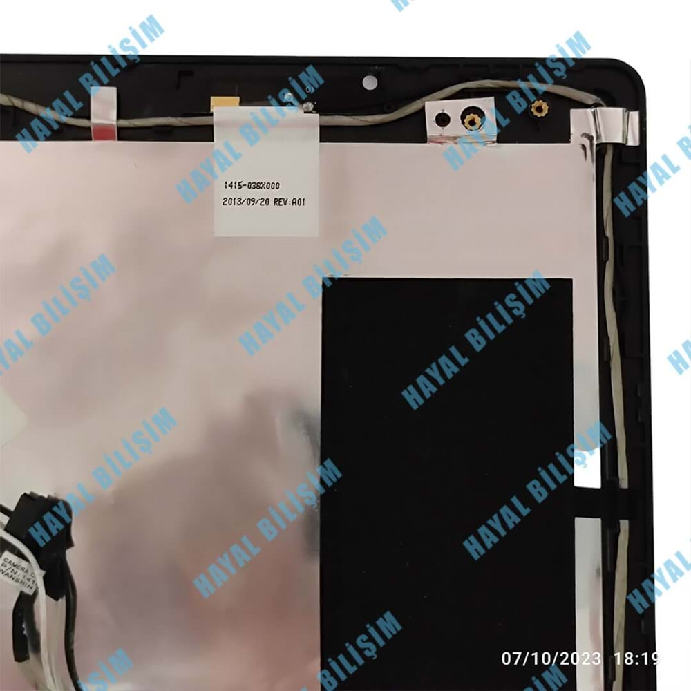 + 2.EL - Orjinal Casper Nirvana CSD CSY CRY C15 Siyah Notebook Ekran Arka Kapak Lcd Cover - 13N0-CNA0Y01