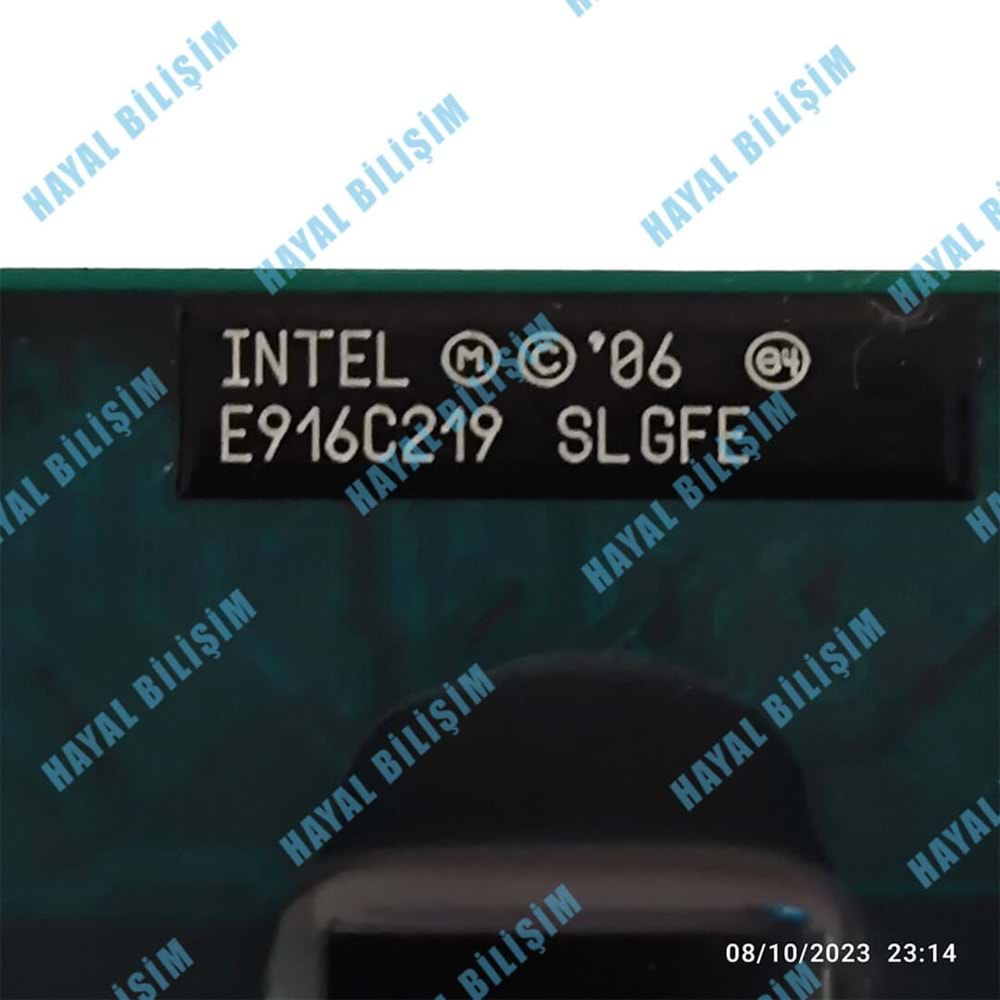 2.EL - Intel Core 2 Duo P8700 Dual-Core 2.53GHz 1066MHz PGA478 Notebook İşlemci - SLGFE