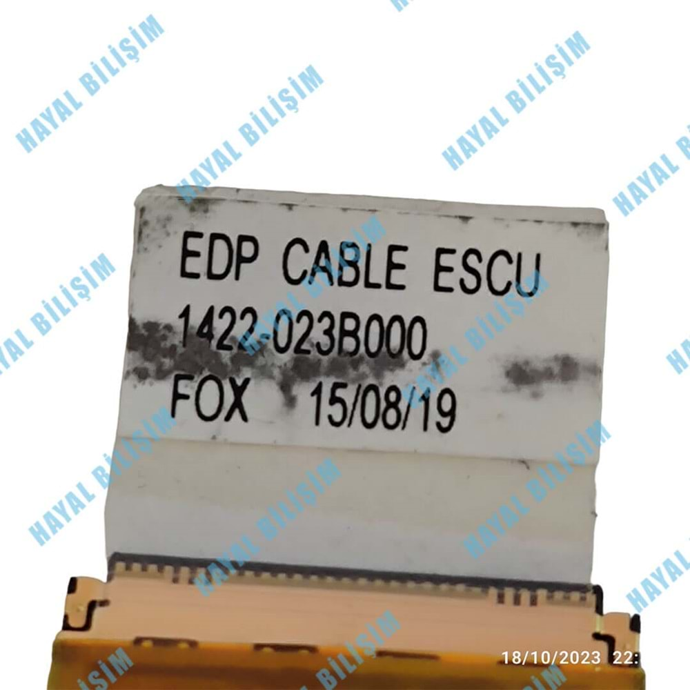 2.EL - Orjinal Toshiba Radius 14 L40W-C-10Q 30 Pin Notebook Ekran Data Flex Kablo - 1422-023B000