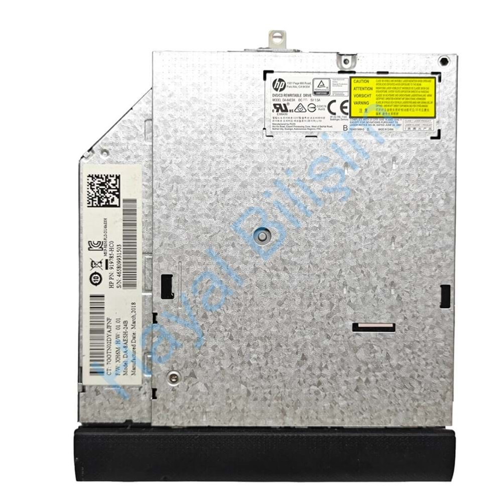 2.EL - Orjinal Hp 15-BS 15-BW 15-RB 15-RA 15T-BR 15Z-BW 250 G6 255 G6 Notebook Dvd RW Optik Okuyucu - 920417-008