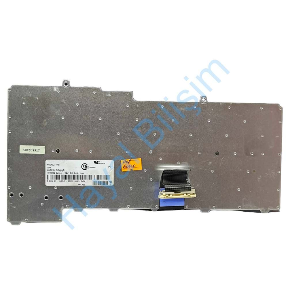 2.EL - Orjinal Dell Latitude D500 D505 D600 D800 Tr Notebook Klavye