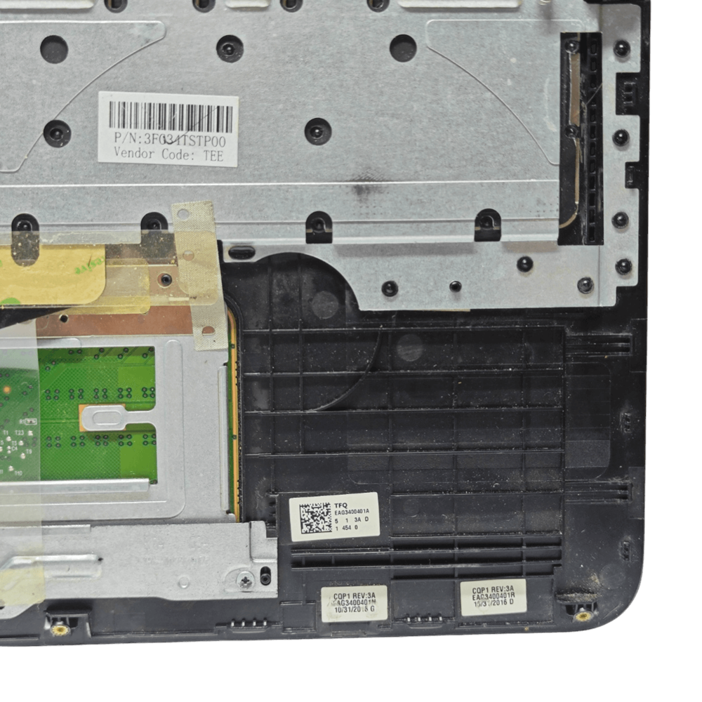 2.EL - Defolu Orjinal HP Pavilion 15-AU 15-AW TPN-Q172 TPN-Q175 Mavi Siyah Notebook Işıklı Klavyeli Üst Kasa