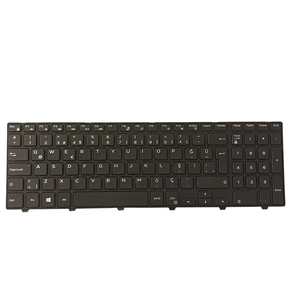 2.EL - Orjinal Dell Inspiron 15-3000 3541 3543 3542 5542 5545 5547 3551 3558 0G7P48 17-5000 P39F 15-3541 15-3542 15-5000 17-5000 15 5000 5551 5555 5558 5559 TR Notebook Klavye