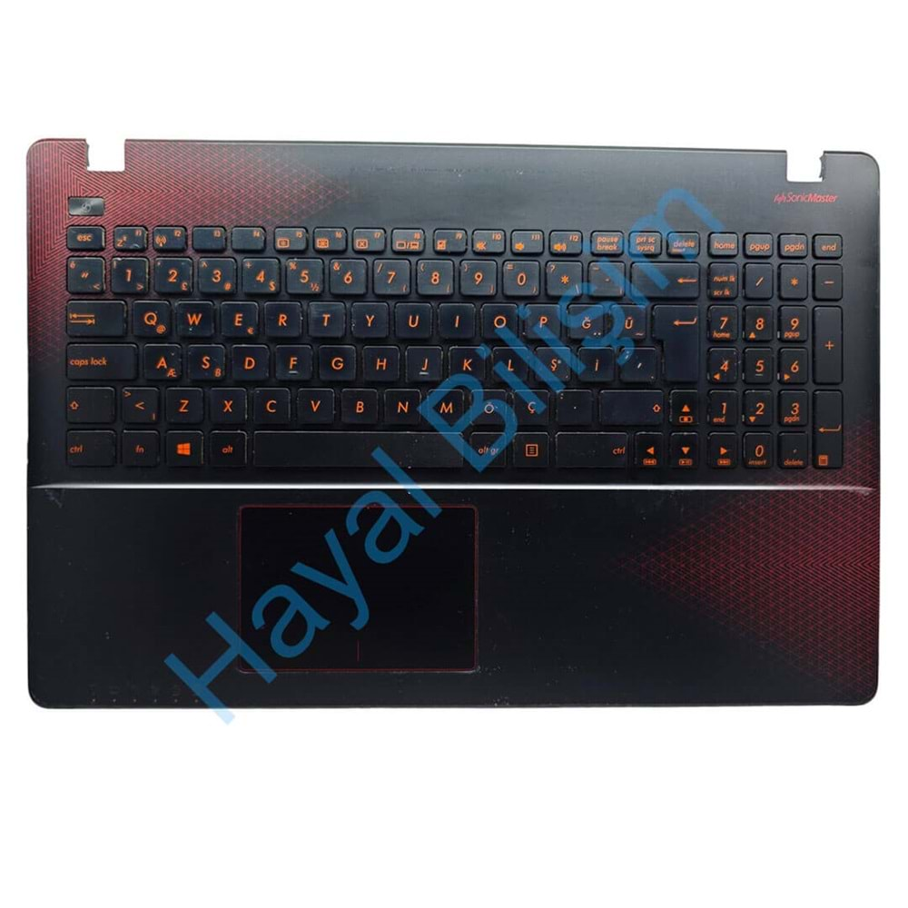 Orjinal Çıkma Asus X550CA X550JD X550VX F550 FX550 Notebook Klavyeli Üst Kasa