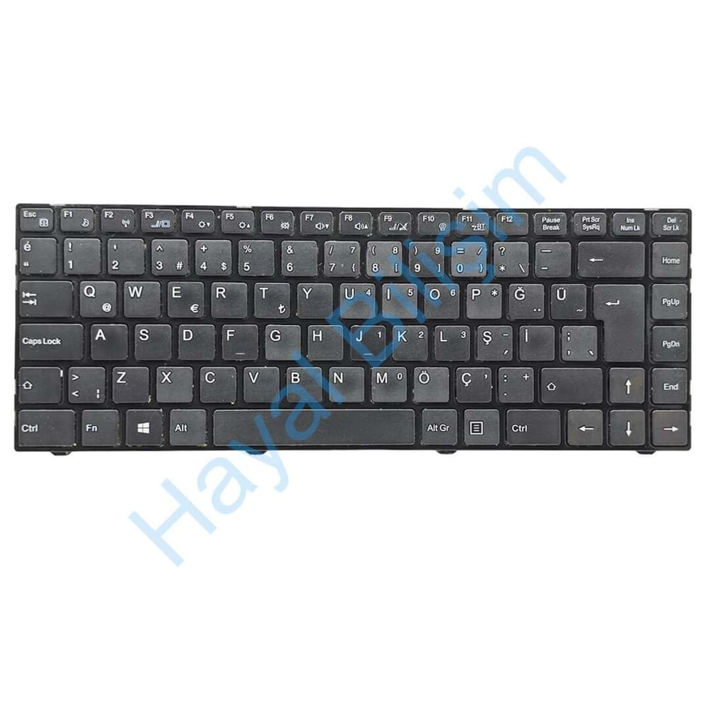 Orjinal Çıkma Casper Nirvana CGE CLA CBL X300V L4B-Y01 Tr Notebook Klavye