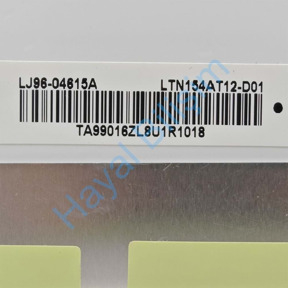 Orjinal Çıkma Samsung LTN154AT12-D01 1280X800 15.4