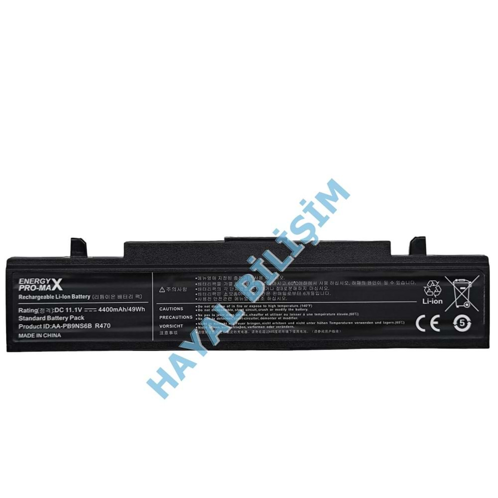 Muadil Çıkma Samsung Np300 Np350 R428 R480 R518 R519 R520 R520H R522 R522H R523 R525 R528 R530 R538 R540 R580 R620 Q530 P580 P560 R719 11.1V 4400mAh Notebook Batarya