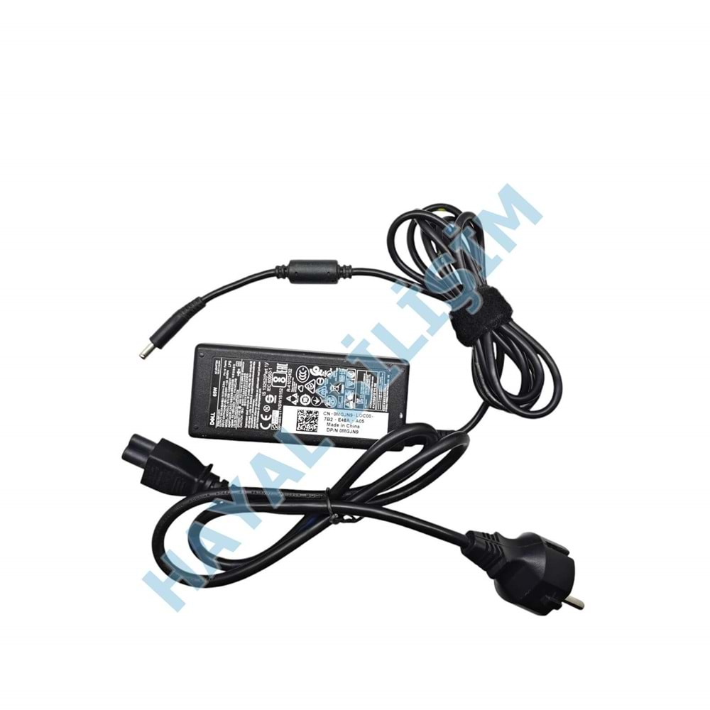 Orjinal Çıkma Dell 19.5V 3.34A LA65NS2-01 4.5x3.0 Notebook Adaptör