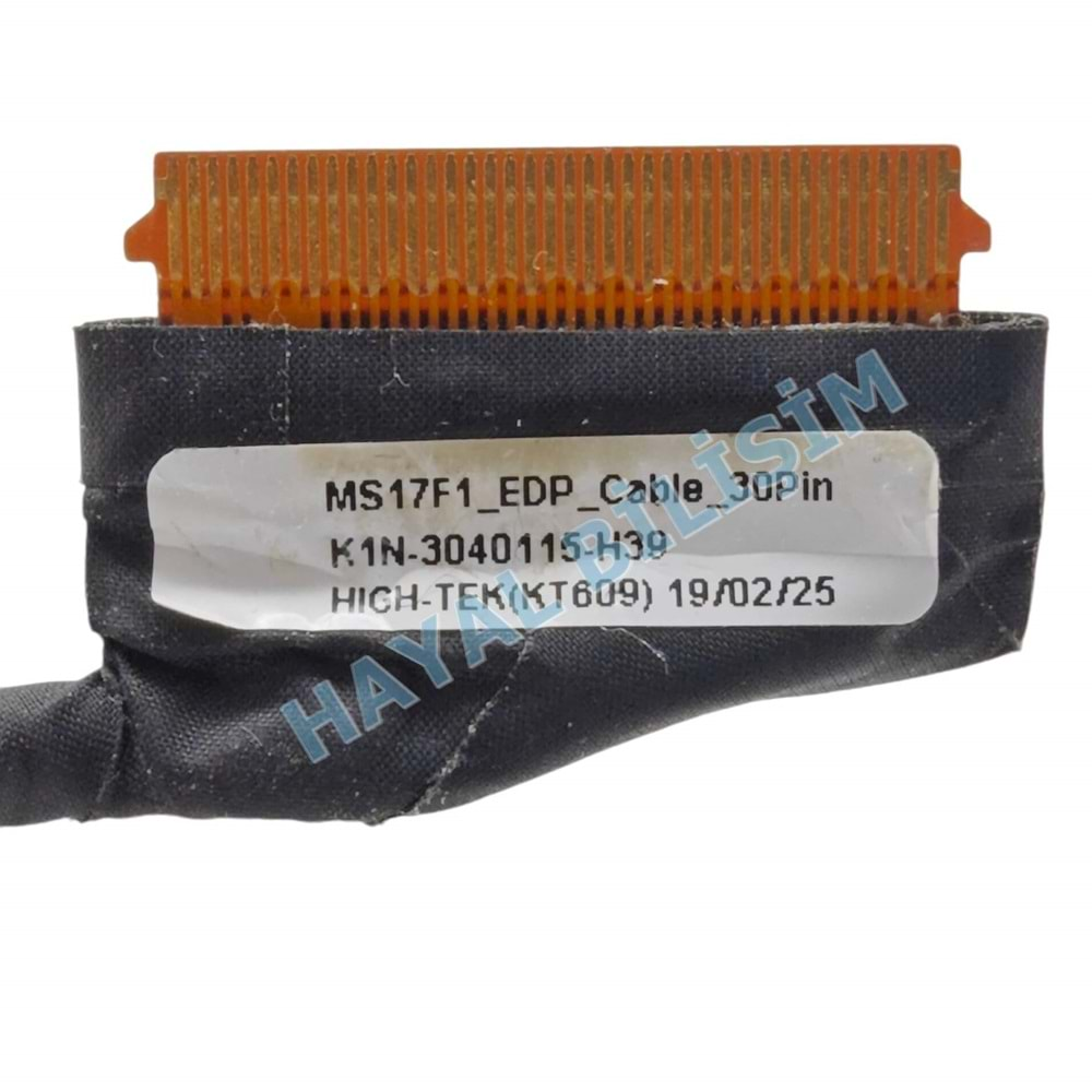 Orjinal Çıkma Msı MS-17F1 GF75 Notebook Ekran Lvds Lcd Data Flex Kablo