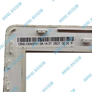 2. EL - Orjinal Toshiba Satellite C50D-A C55D-A Notebook Beyaz Ekran Ön Çerceve Lcd Bezel - H000046910