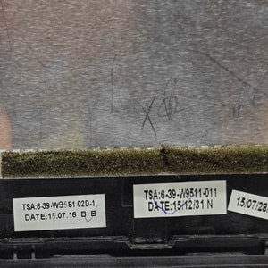 2.EL - Orjinal Grundig GNB 1550 A1 B2 GNB1550 A1 B2 Notebook Ekran Arka Kapak Lcd Cover