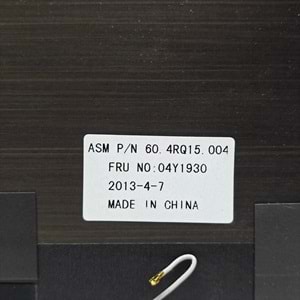 2.EL - Orjinal Lenovo Thinkpad X1 Carbon Gen 1 TP00040A Notebook Ekarn Arka Kapak Lcd Cover