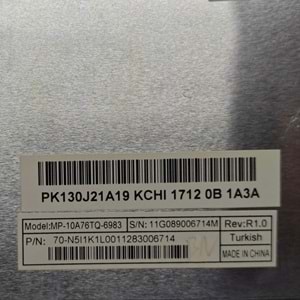 2.EL - Orjinal Asus Yukarı Data K53 K53E K53S K53SD K53SV K53SJ K53B K53BY K53F K53J ASUS A53 A53F A53e A53S A53SV A53BY Türkçe Notebook Klavye