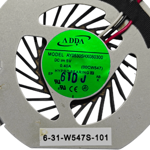 2.EL - Orjinal Grundig 6-31-W547S-101 ADDA AY05305HX080300 (00CW547) 5V 0.40A Notebook Cpu İşlemci Fan