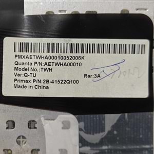 2.EL - Orjinal Casper Nirvana TWH Türkçe Notebook Klavye