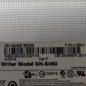 2.EL - Orjinal Casper Nirvana TWH Notebook Optik Ouyucu Dvd RW